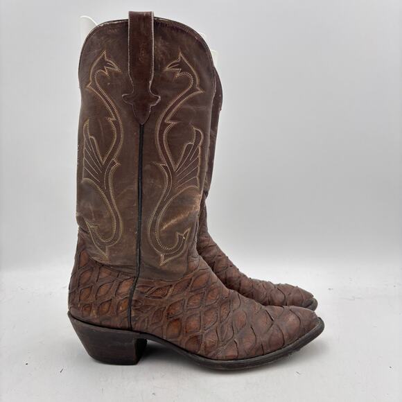 Vintage Ant Eater Leather Western Boots Men\'s 9.5D Cowboy Workwear main image 6